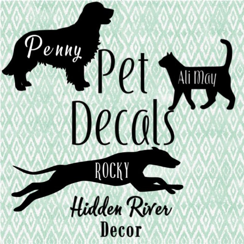 Custom Pet Decal Create your own vinyl decal Car decals Etsy