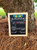 Back to School Chalk Board signs, First & Last Day Double Sided, Chalkboard, First Day School Pic, Teacher, Apple, Favorite Food, 1st, 2nd 