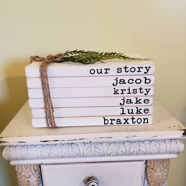 Decorative Book Stack - Etsy