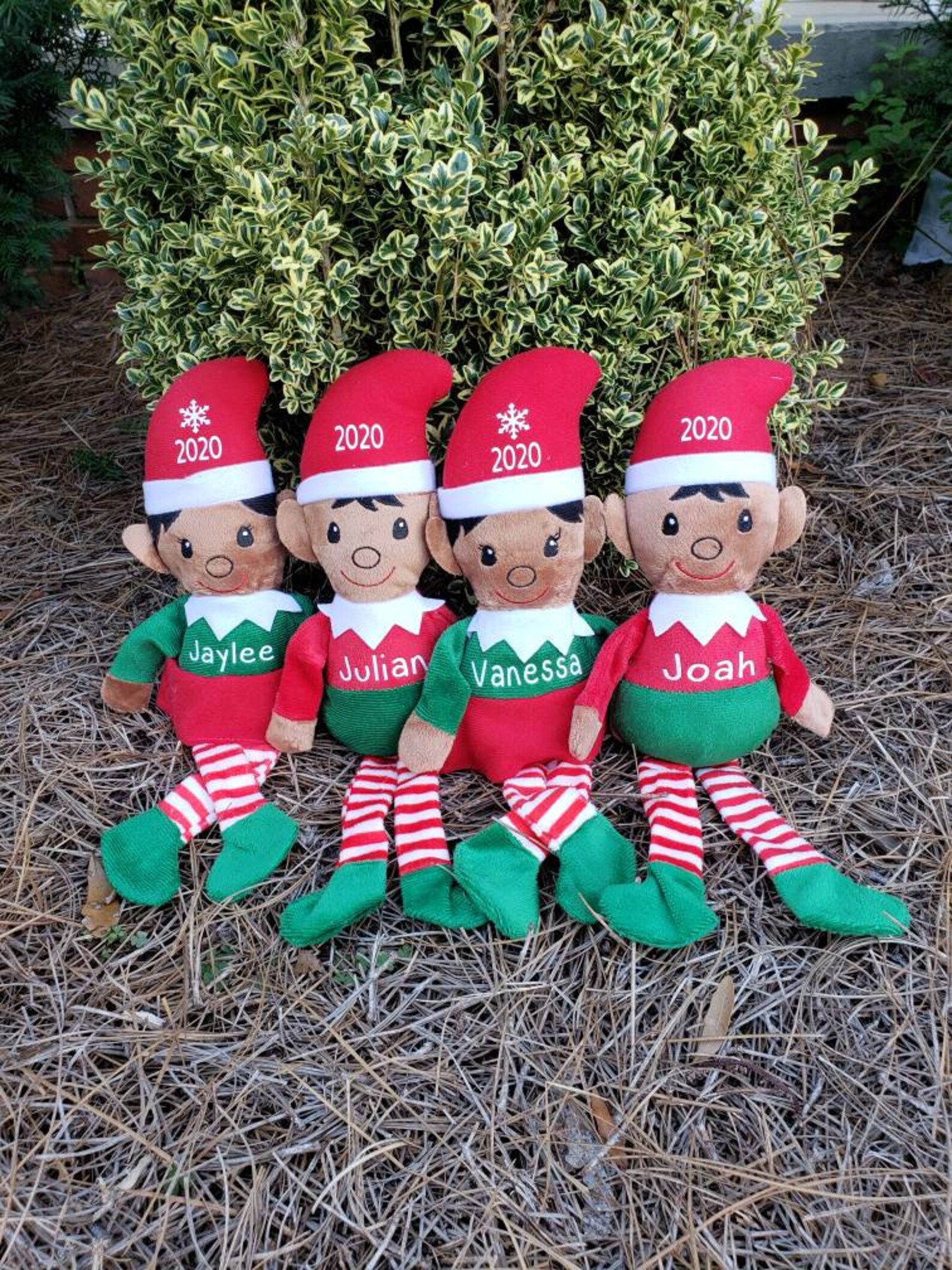dollar tree african american plush elves