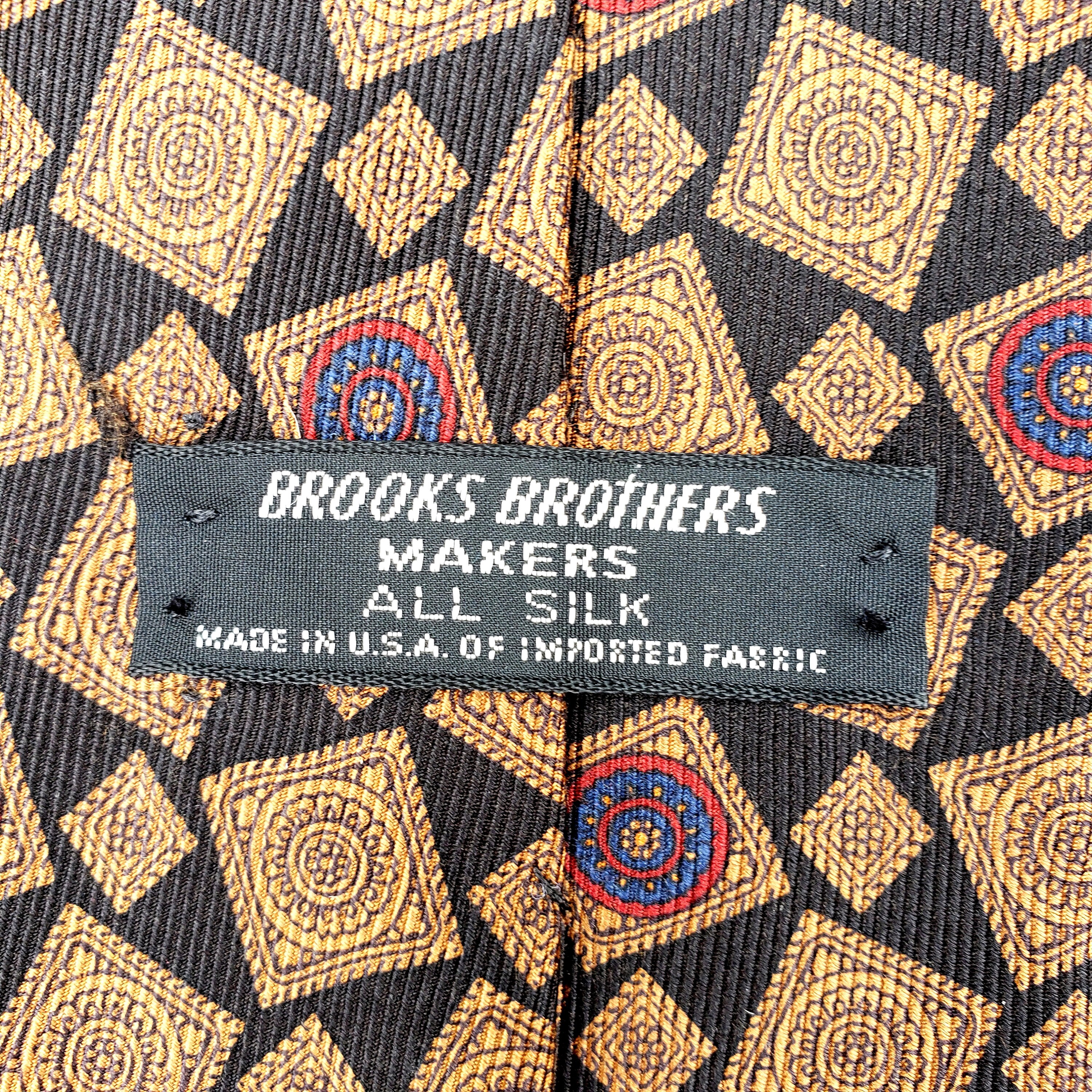 Brooks Brothers MAKERS USA製 TIE 70's~80's BROOKS BROTHERS(ブルックスブラザーズ) 