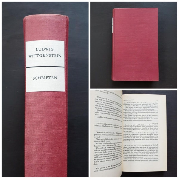 Vintage 1963 Ludwig Wittgenstein 1914-1916, Early Diaries Hardcover, 20th Century Philosophy Collectible