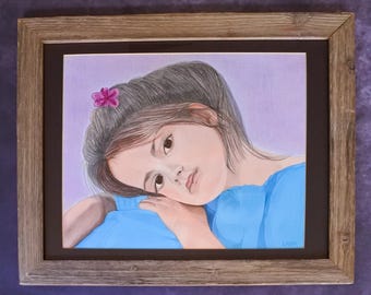 ウィノナ ライダー】絵画 キャンバスアート オリジナル作品