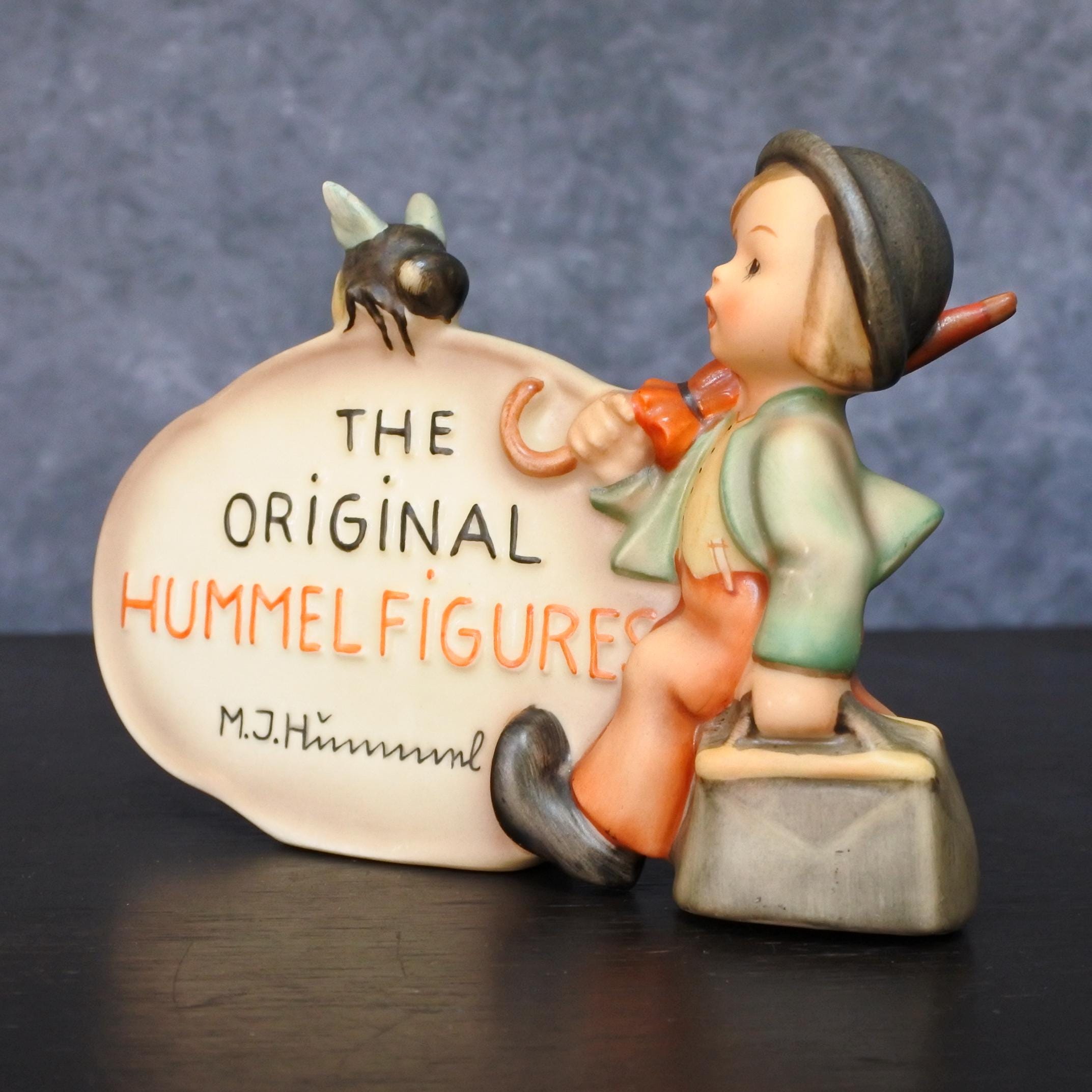 Rare Vintage 1950s Original Hummel Figures Porcelain Plaque