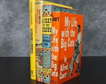 Vintage Circus History Hardcover Book Set