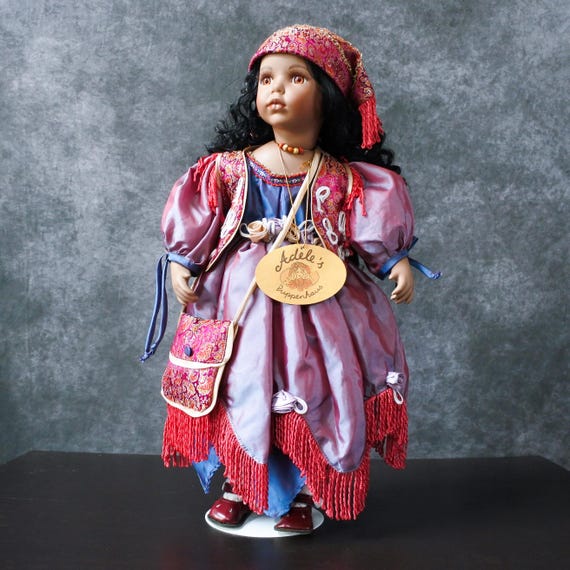 Rare Limited Edition Adele's Puppenhaus Nalia Porcelain Art Doll