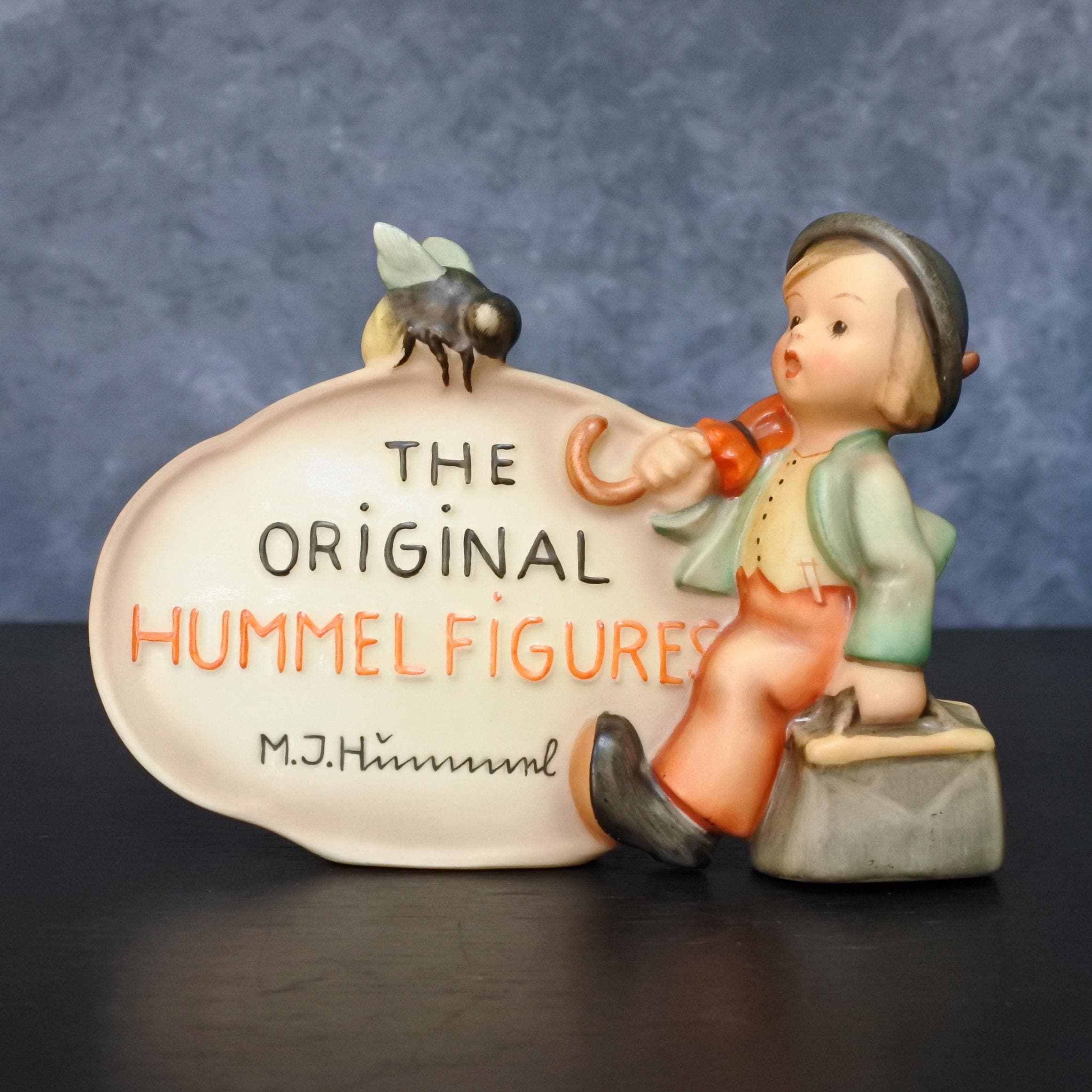 希少 ヴィンテージ フンメル磁器フィギュア 希少なヴィンテージ 1950年代 オリジナル フンメル フィギュア 磁器製