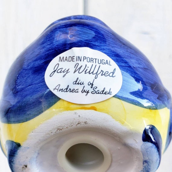 Vintage New With Tags Jay Willfred Andrea by Sadek Painted Ceramic