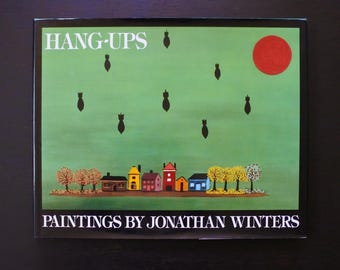 Signierte Erstausgabe 1988 Hang-Ups Gemälde von Jonathan Winters
