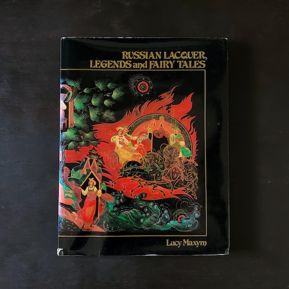 Vintage 1981 Russian Lacquer Legends and Fairy Tales by Lucy Maxym