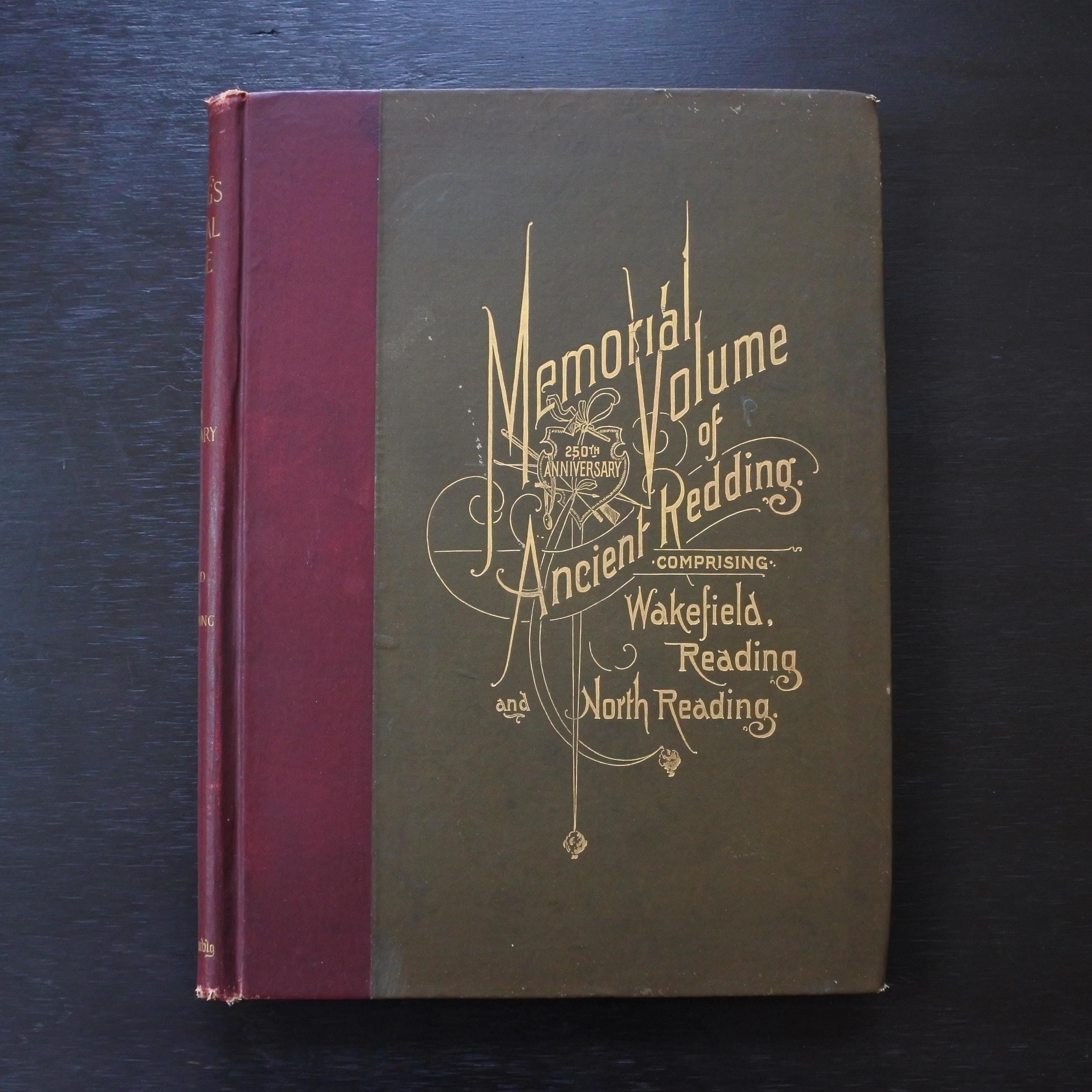 Antique 1896 Proceedings of 250th Anniversary of the Ancient Town of Redding Massachusetts