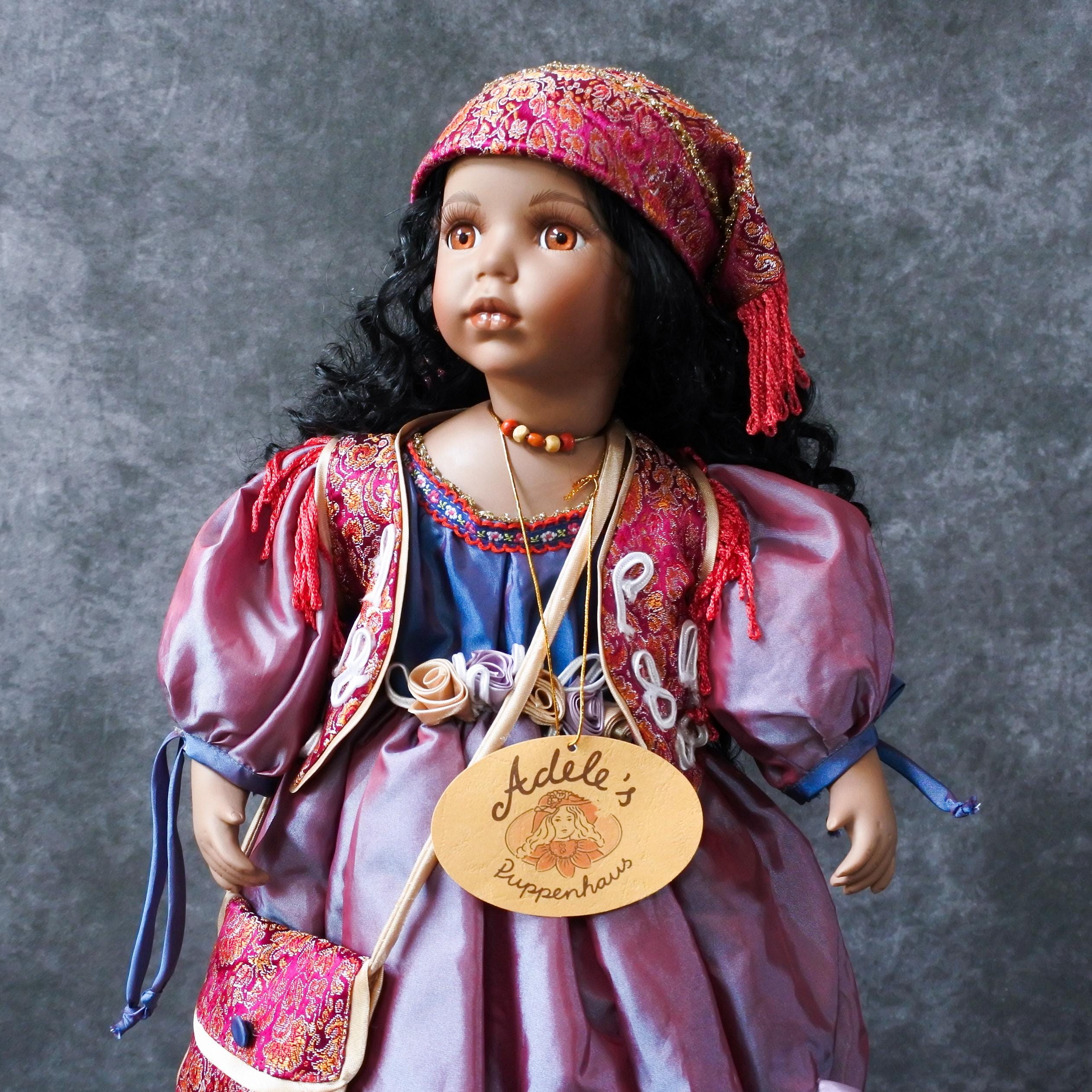 Rare Limited Edition Adele's Puppenhaus Nalia Porcelain Art Doll