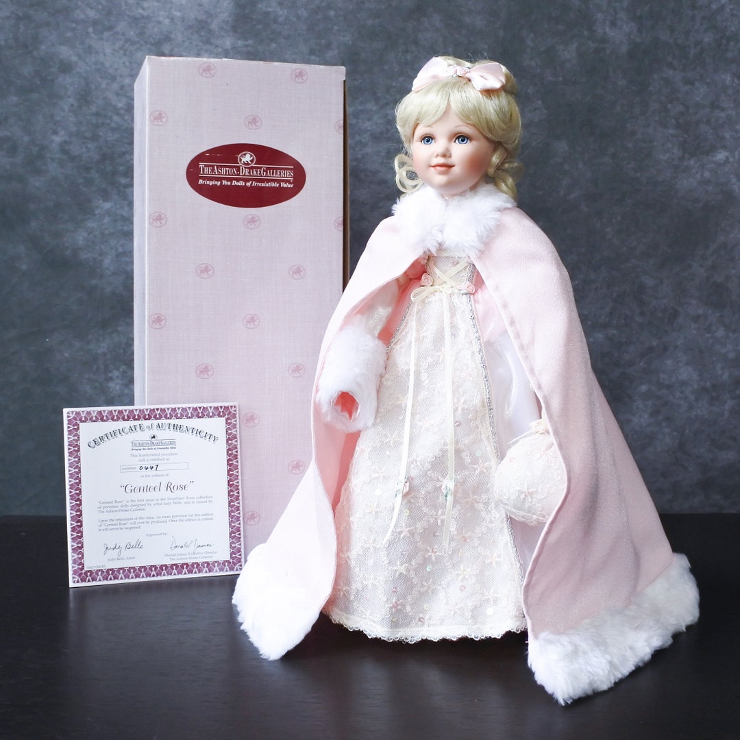 アンティーク 人形  Ashton-Drake Galleries Rare Ashton Drake Galleries Judy Belle Genteel Rose Blonde Girl