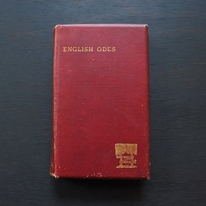 Antyczne angielskie ody z 1884 roku autorstwa Edmunda W. Gosse'a, wiktoriańska książka poetycka