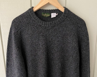 Boundary Waters Blue Speckled Wool Sweater