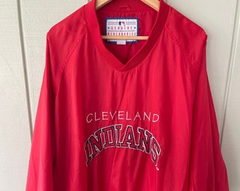 Cleveland Indians Genuine MLB Merchandise von Logo 7 Roter Windbreaker