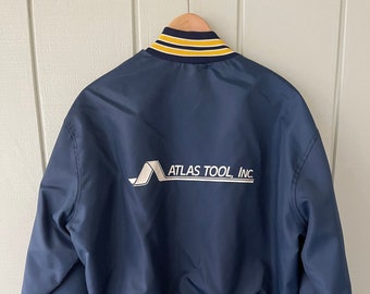 Atlas Tool Supply Blue Windbreaker Jacket