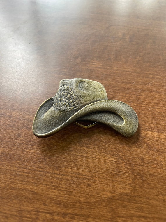 brass cowboy hat belt Gem