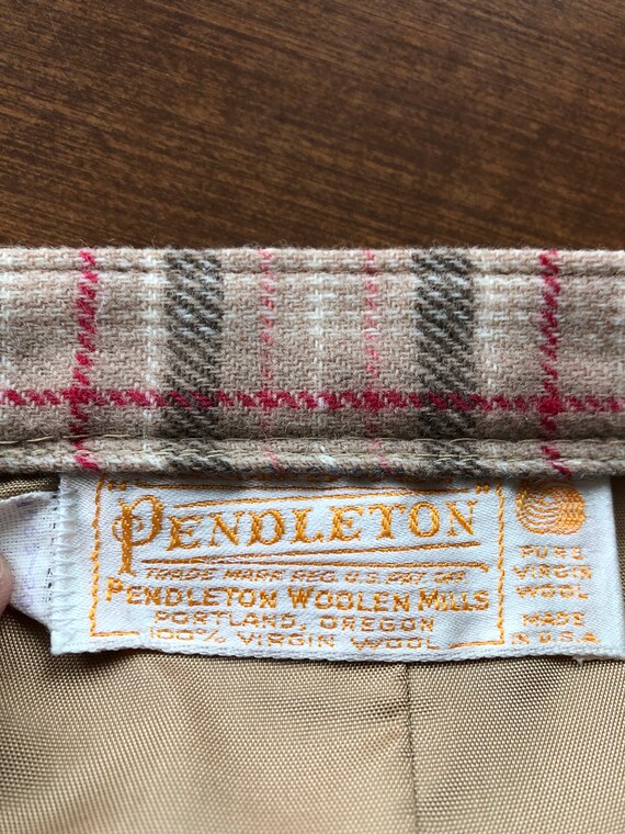 Pendleton 1970's Plaid Skirt - image 3