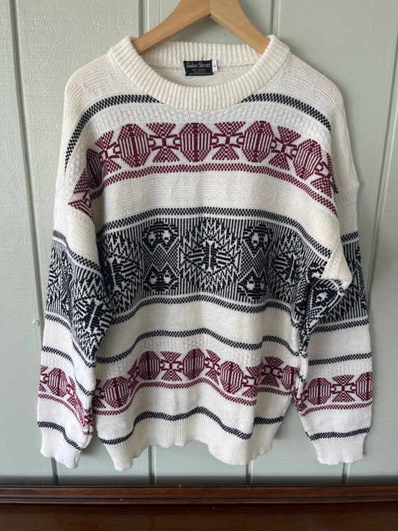 Baker Street Southwestern Pattern Sweater