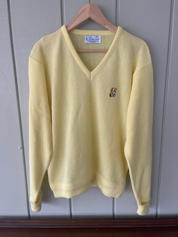 Yellow DAC Sweater by Pickering Active Sportswear