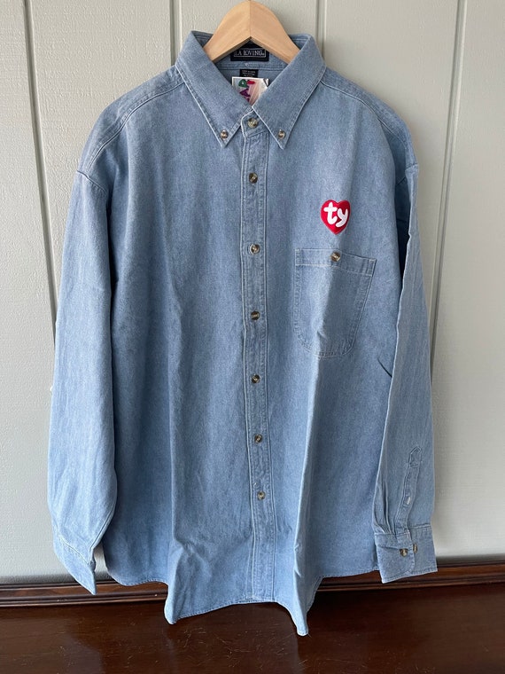 TY Beanie Baby Denim Shirt by LA Loving (NWT) - image 1