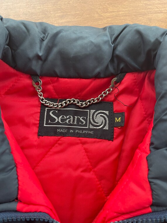Sears Matching Puffer Coat Ski Jacket & Vest - image 3