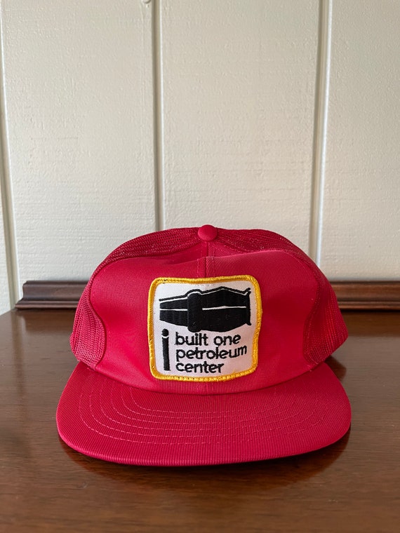 I Built One Petroleum Center Snapback Hat - image 1