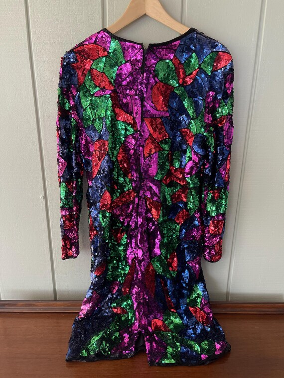 long sleeve colourful dress Zara Printed Paisley Boho Colourful Midi Dress Small S Balloon Long Sheer Sleeve