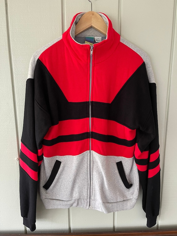 Main Event 1980 s Red Track Jacket Etsy Ireland