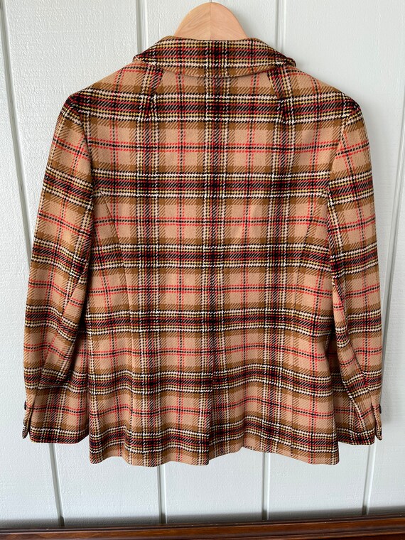 Pendleton Beige and Brown Plaid Matching Skirt Su… - image 2