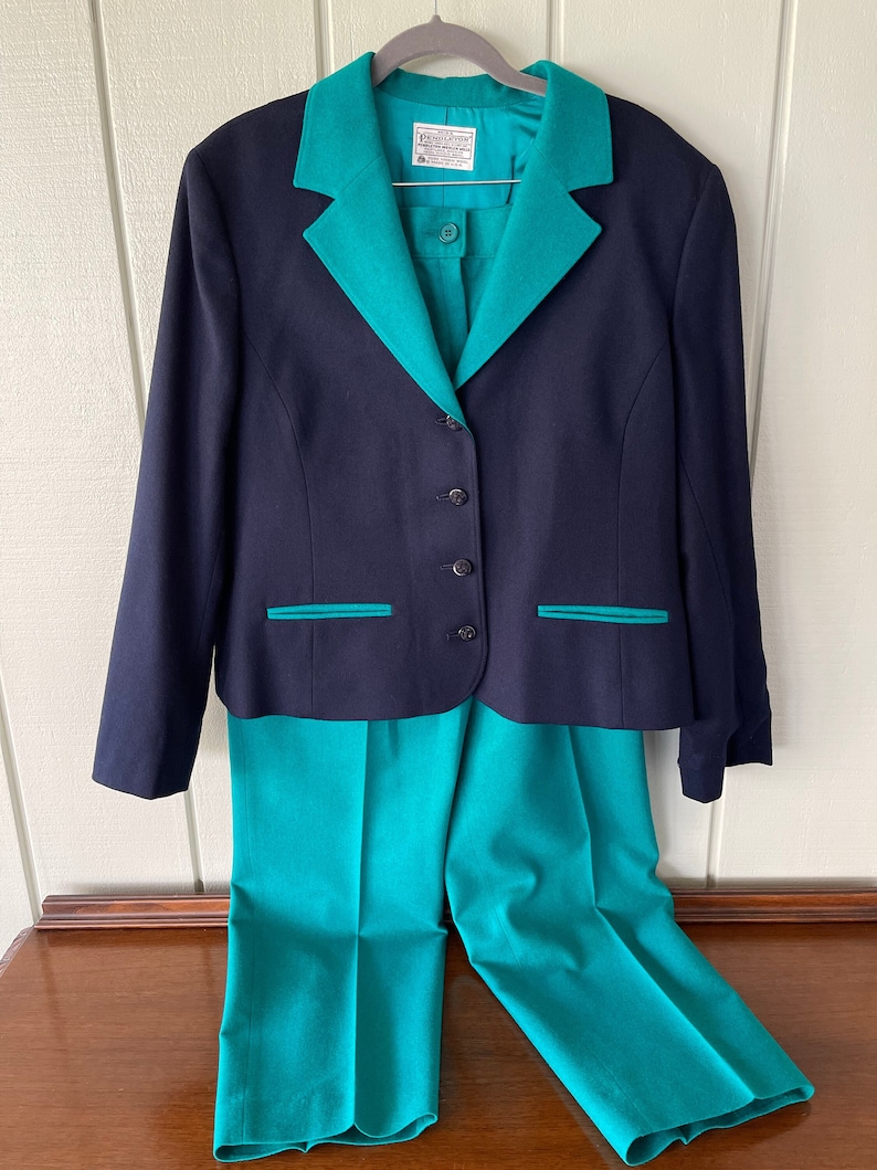 Miss Pendleton Pant Suit Set image 1