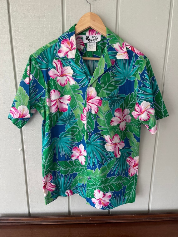 Hilo Hattie The Hawaiian Original Green Vibrant Fl