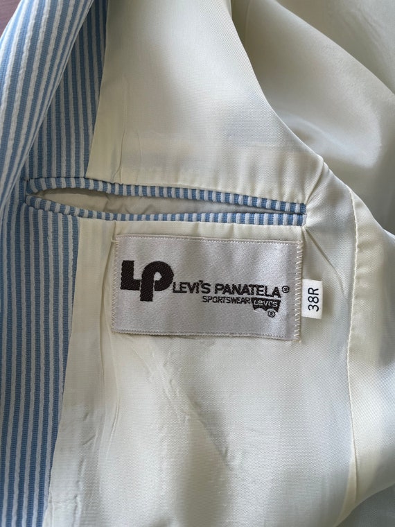 Levi's Panatela 70's Seer Sucker 2 Piece Suit - Size … - Gem