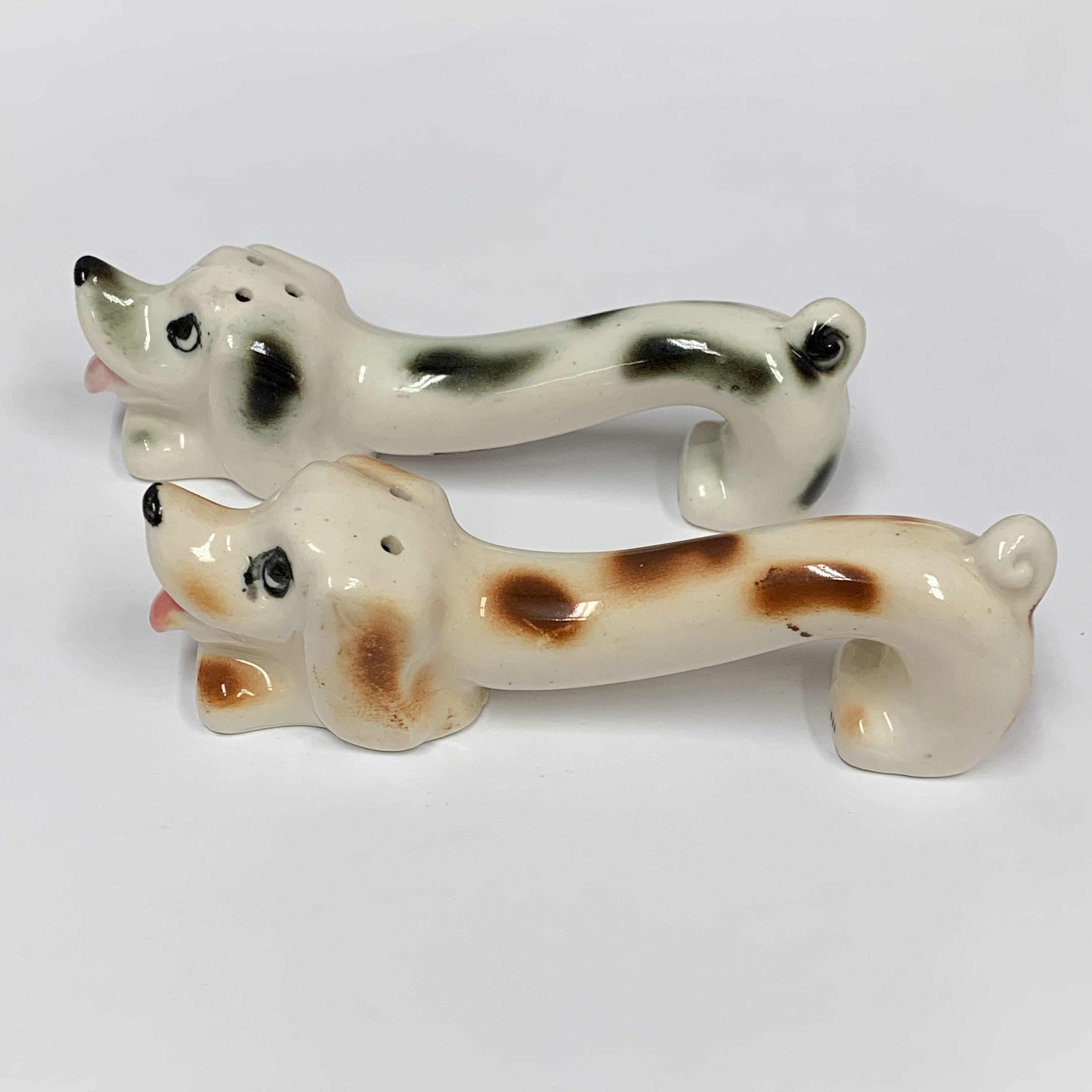 Dining & Serving Anthropomorphic Dogs Puppies Long Salt and Pepper