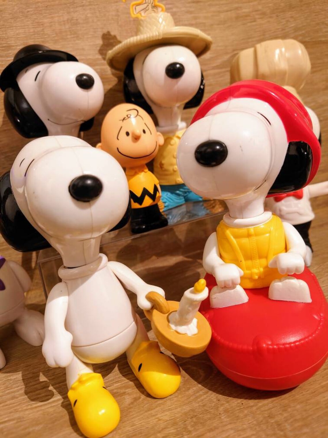 Large Vintage Snoopy Mcdonald's Toys From 2000. 6 Large | Etsy