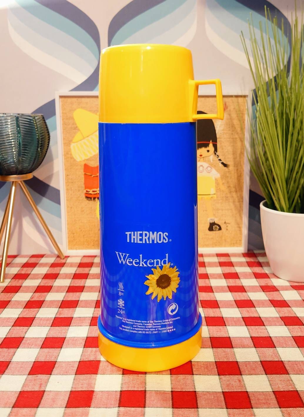 Buy New Old Stock Vintage 0.45 Litre THERMOS Flask in Bright