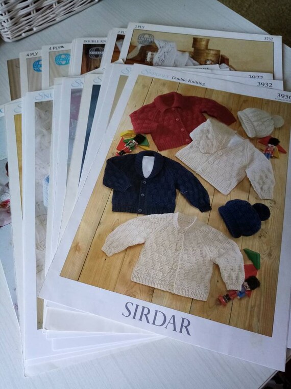 Bundle of 27 Sirdar Knitting Patterns for Baby Etsy UK