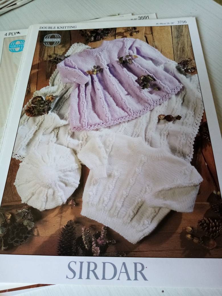 Bundle of 27 Sirdar knitting patterns for baby Etsy