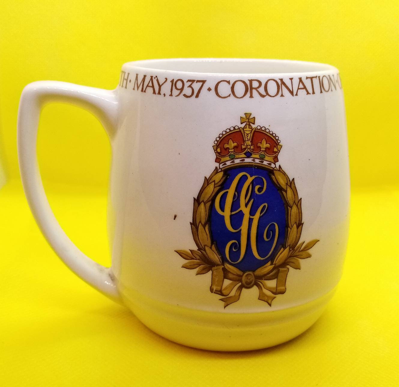 1937 Royal coronation mug King George VI Made in England | Etsy