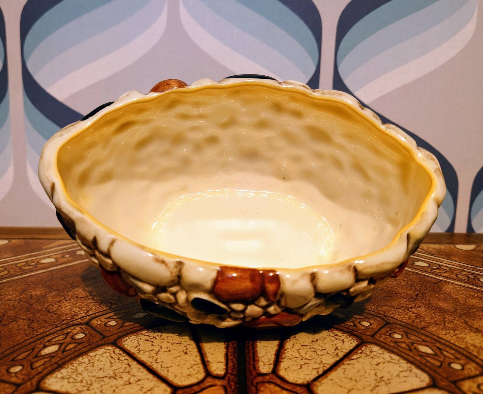 Vintage Sylvac Ceramic Pebble Posy Vase Bowl Planter 3440. Etsy