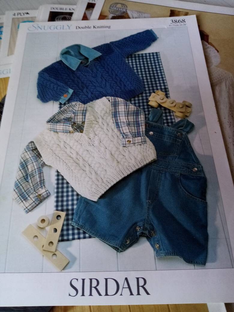Bundle of 27 Sirdar knitting patterns for baby Etsy