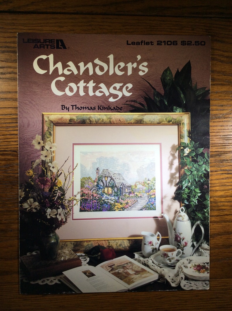 Chandler's Cottage Thomas Kinkade Cross Stitch Pattern Etsy