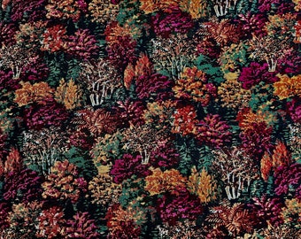 Otoño Otoño Árboles Tela de Algodón 5/8 yarda / Destash