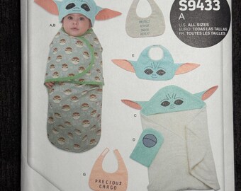 S9433 Simplicity Star Wars Mandalorian Baby Accessories