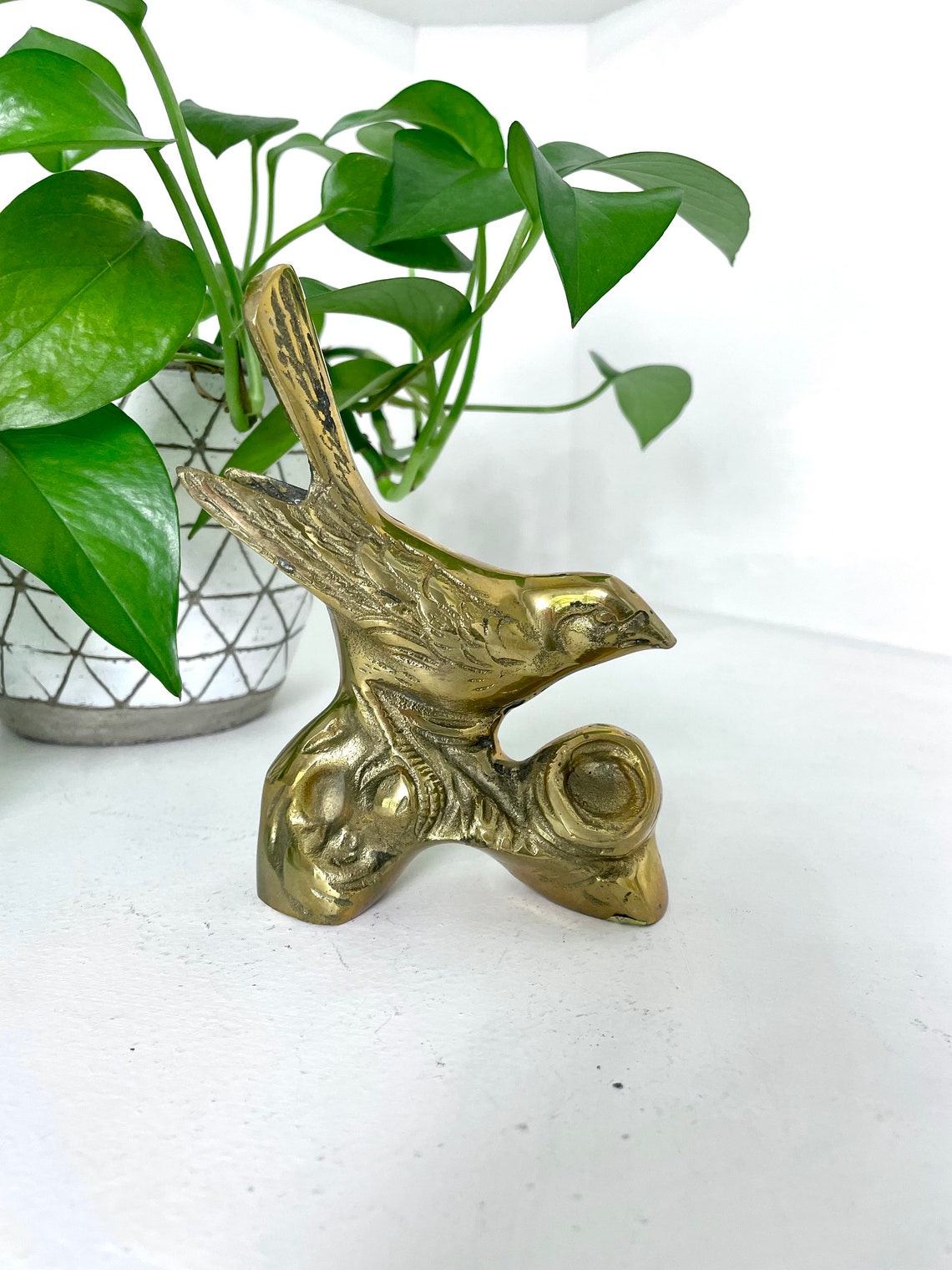 Vintage Brass Animal Figurines Etsy