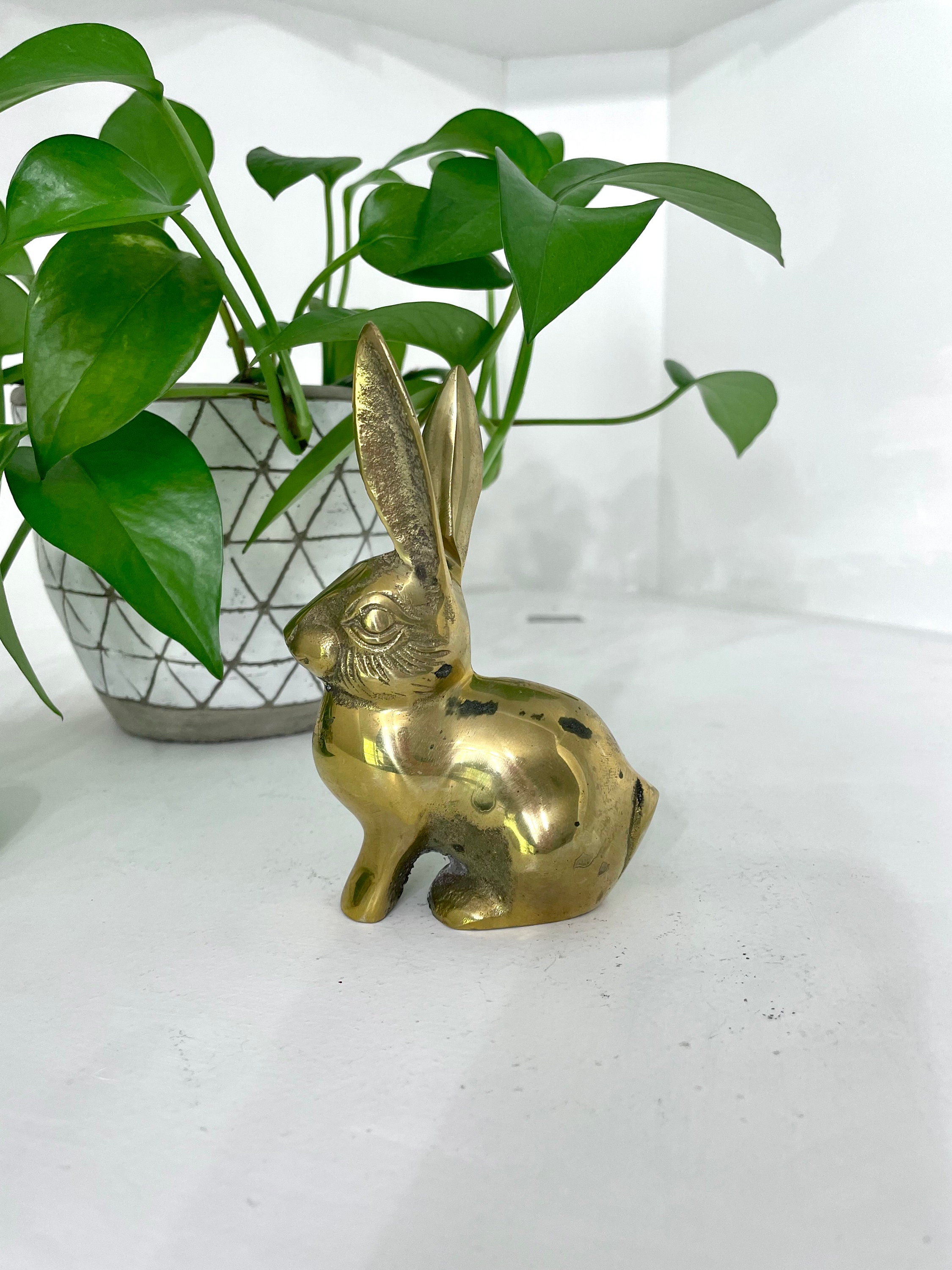 Vintage Brass Animal Figurines Etsy