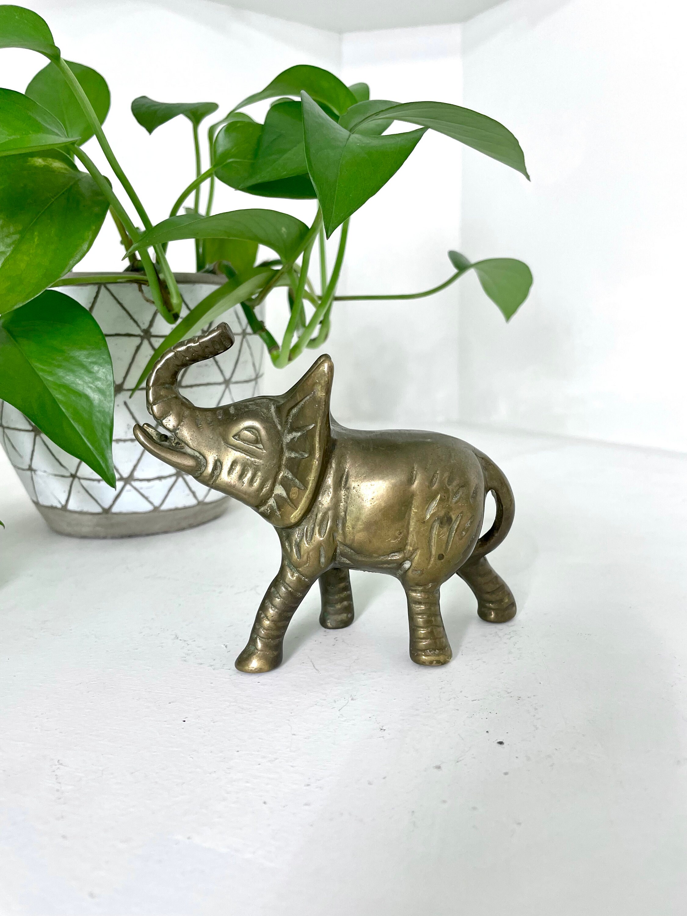 Vintage Brass Animal Figurines Etsy
