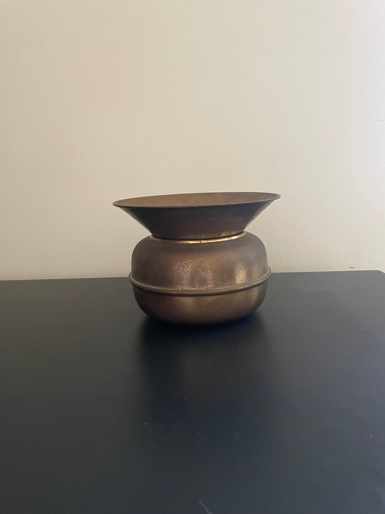 Vintage Brass Spittoon - Etsy