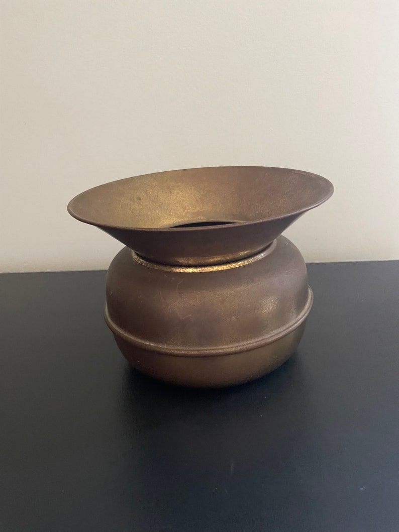 Vintage Brass Spittoon - Etsy